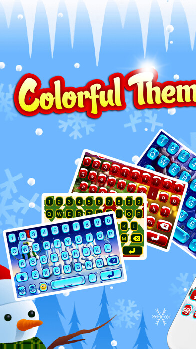 Emulate iPhone app Christmas Emoji Keyboard Themes & Custom Keyboards using MyAndroid