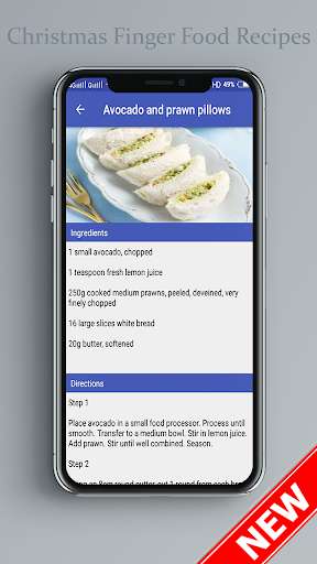 Run android online APK Christmas Finger Food Recipes/ easy finger food from MyAndroid or emulate Christmas Finger Food Recipes/ easy finger food using MyAndroid