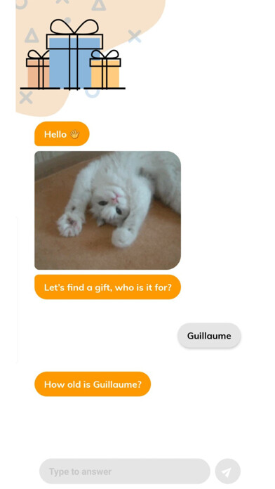 Emulate iPhone app Christmas Gift Guide using MyAndroid