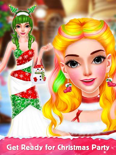 Run android online APK Christmas Girls Makeup & Dress Up Salon Game from MyAndroid or emulate Christmas Girls Makeup & Dress Up Salon Game using MyAndroid
