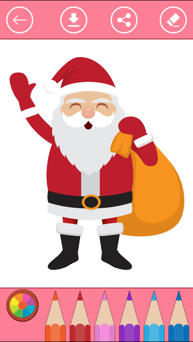 Emulate iPhone app Christmas, Holiday Coloring Book for Kids using MyAndroid Emulate iPhone app Christmas, Holiday Coloring Book for Kids using MyAndroid