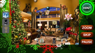 Emulate iPhone app Christmas Holiday Hide Objects using MyAndroid