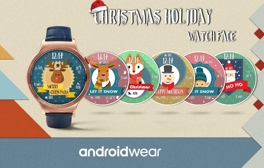 Run android online APK Christmas Holidays Watch Face from MyAndroid or emulate Christmas Holidays Watch Face using MyAndroid