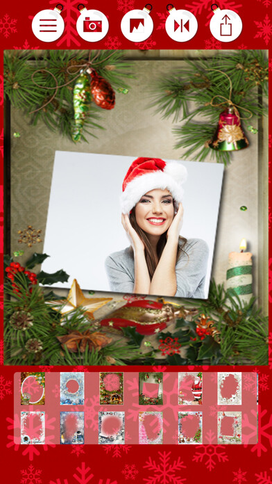 Emulate iPhone app Christmas Images and Cards using MyAndroid