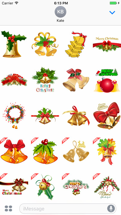 Emulate iPhone app Christmas Jingle Bells Stickers using MyAndroid Emulate iPhone app Christmas Jingle Bells Stickers using MyAndroid