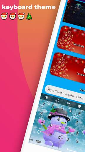 Run android online APK Christmas Keyboard Theme from MyAndroid or emulate Christmas Keyboard Theme using MyAndroid