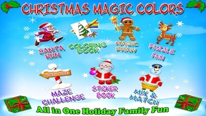 Emulate iPhone app Christmas Magic Colors using MyAndroid Emulate iPhone app Christmas Magic Colors using MyAndroid