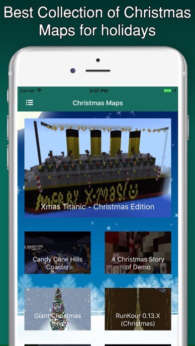 Emulate iPhone app Christmas Maps for Minecraft PE - Pocket Edition using MyAndroid Emulate iPhone app Christmas Maps for Minecraft PE - Pocket Edition using MyAndroid