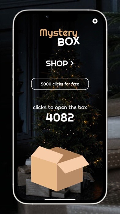 Emulate iPhone app Christmas Mystery Box using MyAndroid