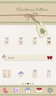 Emulate Android APK Christmas pattern Dodol Theme