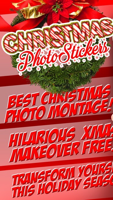 Emulate iPhone app Christmas Photo Booth 2016 - Santa Camera Stickers using MyAndroid