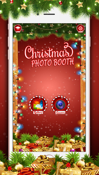 Emulate iPhone app Christmas Photo Booth Editor * using MyAndroid Emulate iPhone app Christmas Photo Booth Editor * using MyAndroid