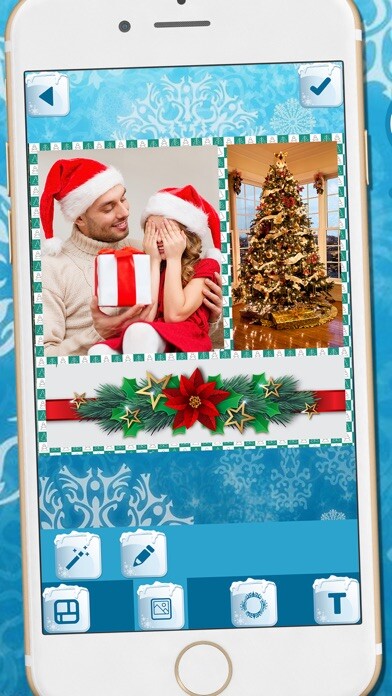 Emulate iPhone app Christmas Photo Collage – Best Xmas Picture Frames using MyAndroid Emulate iPhone app Christmas Photo Collage – Best Xmas Picture Frames using MyAndroid