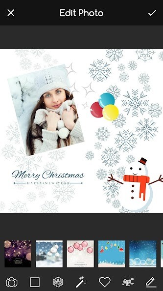 Run android online APK Christmas Photo Editor, Stickers  Collage Maker from MyAndroid or emulate Christmas Photo Editor, Stickers  Collage Maker using MyAndroid