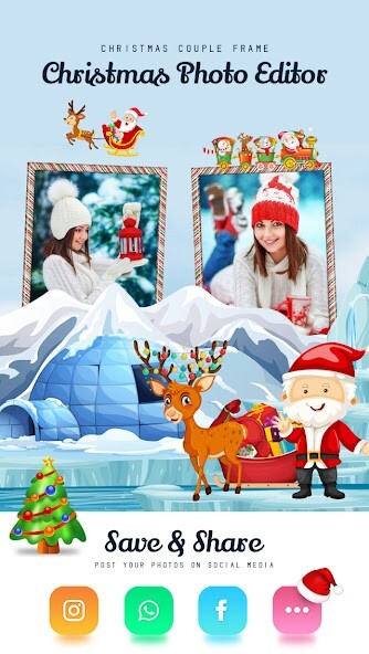 Run android online APK Christmas Photo Frames 2021 from MyAndroid or emulate Christmas Photo Frames 2021 using MyAndroid