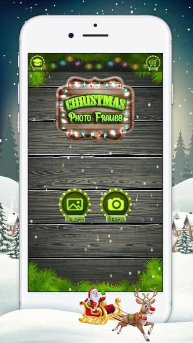 Emulate iPhone app Christmas Photo Frames Studio using MyAndroid Emulate iPhone app Christmas Photo Frames Studio using MyAndroid