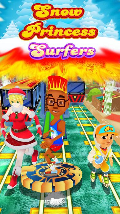 Emulate iPhone app Christmas Run - Snow Princess Train Surfers using MyAndroid Emulate iPhone app Christmas Run - Snow Princess Train Surfers using MyAndroid
