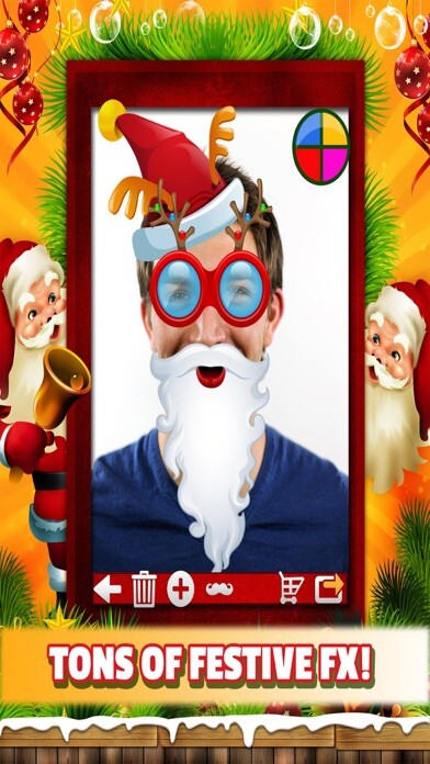 Emulate iPhone app Christmas Santa Booth Pictures using MyAndroid