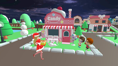 Emulate iPhone app Christmas Santa Girl Car Drive using MyAndroid
