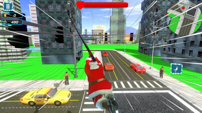 Emulate iPhone app Christmas Santa Rope Hero Game using MyAndroid Emulate iPhone app Christmas Santa Rope Hero Game using MyAndroid