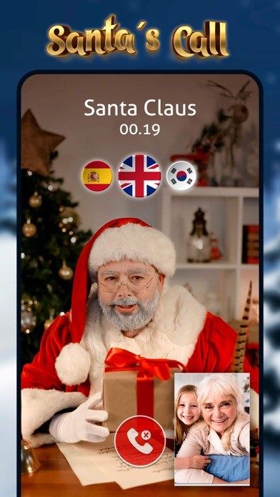 Emulate iPhone app Christmas Santa Video Call using MyAndroid Emulate iPhone app Christmas Santa Video Call using MyAndroid