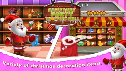 Emulate iPhone app Christmas Shopping With Santa using MyAndroid