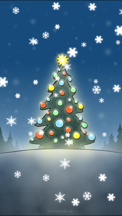 Emulate iPhone app Christmas Slideshow & Wallpapers (animated snow!) using MyAndroid