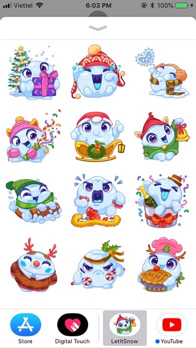 Emulate iPhone app Christmas Snow - Xmas Sticker using MyAndroid Emulate iPhone app Christmas Snow - Xmas Sticker using MyAndroid