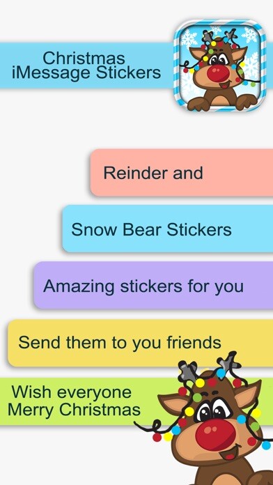 Emulate iPhone app Christmas Stickers for iMessage - Fun Text.ing using MyAndroid Emulate iPhone app Christmas Stickers for iMessage - Fun Text.ing using MyAndroid