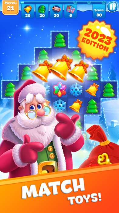 Emulate iPhone app Christmas Sweeper 3: Match-3 using MyAndroid Emulate iPhone app Christmas Sweeper 3: Match-3 using MyAndroid