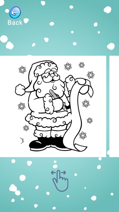 Emulate iPhone app Christmas Tree Coloring Book p using MyAndroid