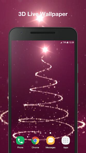 Run android online APK Christmas tree live wallpaper from MyAndroid or emulate Christmas tree live wallpaper using MyAndroid