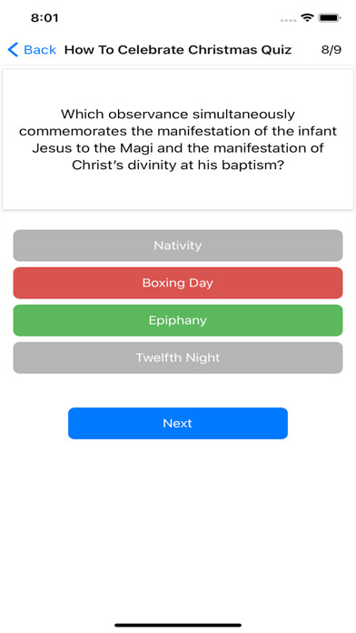 Emulate iPhone app Christmas Trivia & Quiz using MyAndroid Emulate iPhone app Christmas Trivia & Quiz using MyAndroid