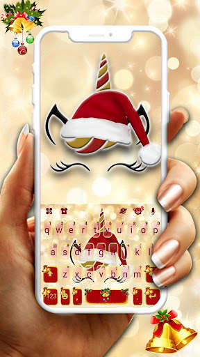 Run android online APK Christmas Unicorn Keyboard Theme from MyAndroid or emulate Christmas Unicorn Keyboard Theme using MyAndroid