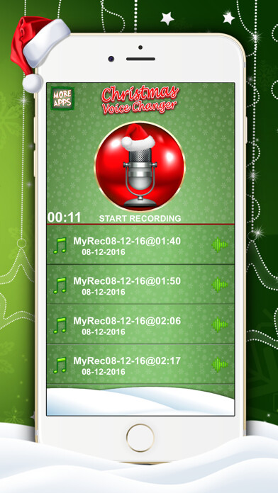 Emulate iPhone app Christmas Voice Changer Pro using MyAndroid Emulate iPhone app Christmas Voice Changer Pro using MyAndroid