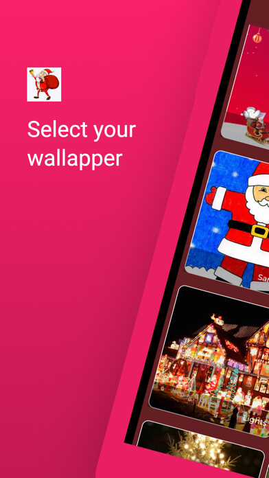 Emulate iPhone app Christmas Wallpaper & Cards using MyAndroid