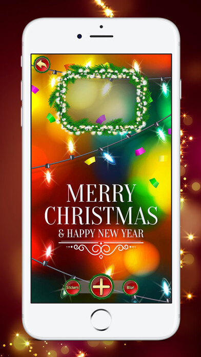 Emulate iPhone app Christmas Wallpaper Themes HD using MyAndroid
