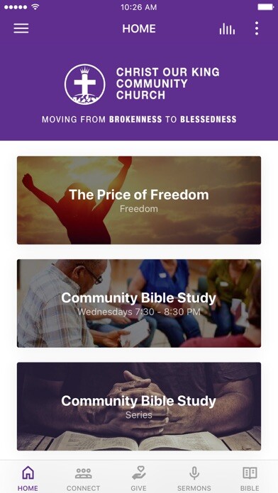 Emulate iPhone app Christ Our King Comm Church using MyAndroid Emulate iPhone app Christ Our King Comm Church using MyAndroid