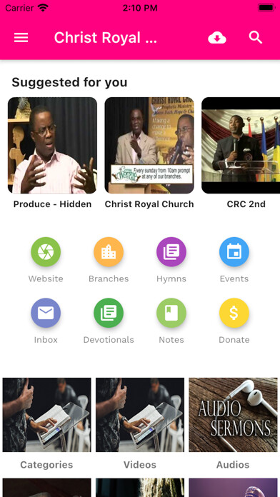 Emulate iPhone app Christ Royal Church using MyAndroid Emulate iPhone app Christ Royal Church using MyAndroid