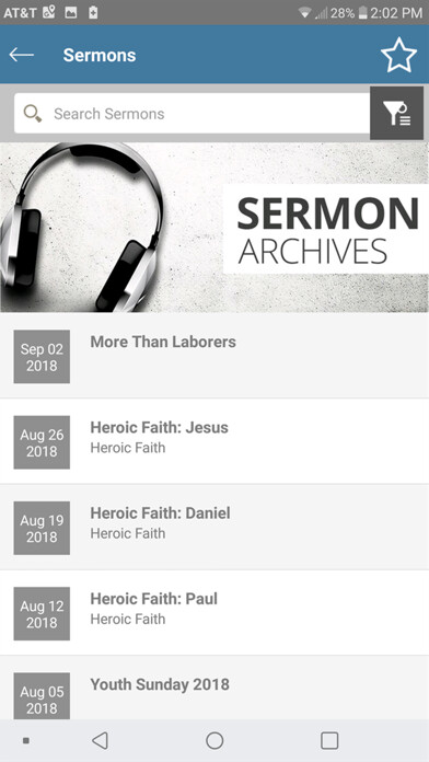 Emulate iPhone app Christ UMC Tulsa OK using MyAndroid