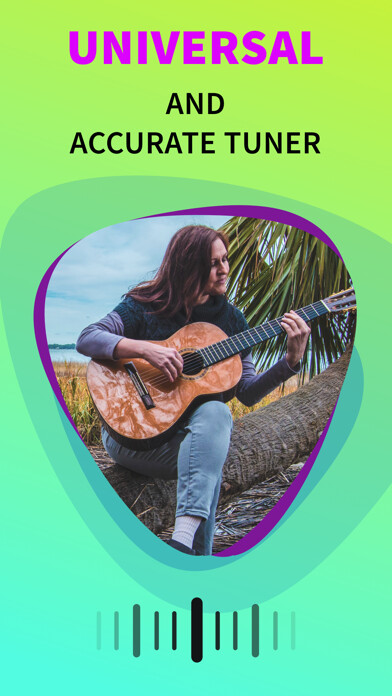 Emulate iPhone app Chromatic Real Guitar Tuner using MyAndroid