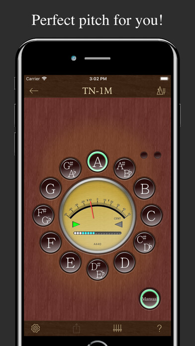 Emulate iPhone app Chromatic Tuner TN-1M using MyAndroid Emulate iPhone app Chromatic Tuner TN-1M using MyAndroid