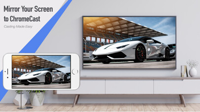 Emulate iPhone app Chromecast TV Caster using MyAndroid