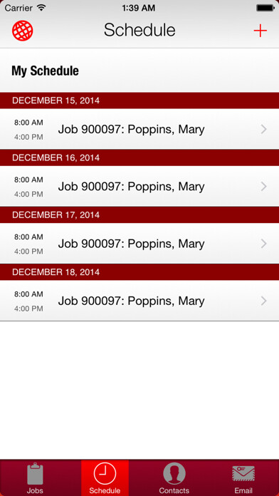 Emulate iPhone app Chronicle - Job Management using MyAndroid Emulate iPhone app Chronicle - Job Management using MyAndroid