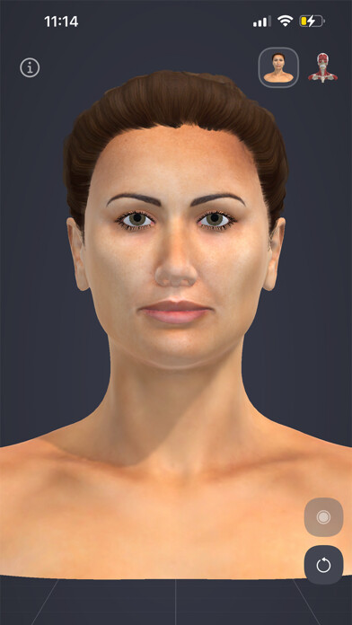 Emulate iPhone app Chronic Migraine Anatomy using MyAndroid