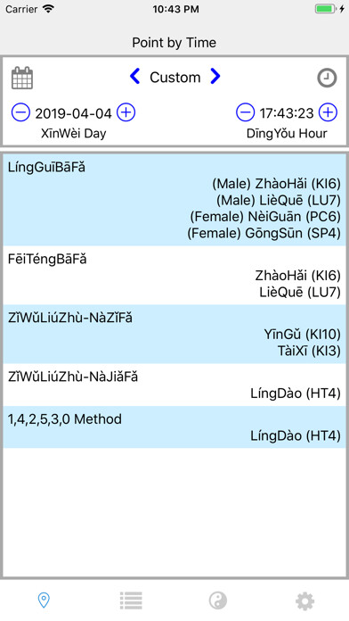 Emulate iPhone app Chrono-Acupuncture using MyAndroid Emulate iPhone app Chrono-Acupuncture using MyAndroid