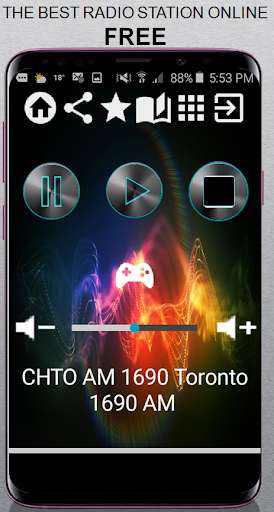 Emulate Android APK CHTO AM 1690 Toronto 1690 AM CA App Radio Free Lis