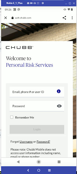 Run android online APK Chubb Mobile from MyAndroid or emulate Chubb Mobile using MyAndroid