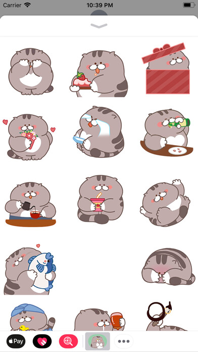 Emulate iPhone app Chubby Cat Animated Stickers using MyAndroid Emulate iPhone app Chubby Cat Animated Stickers using MyAndroid