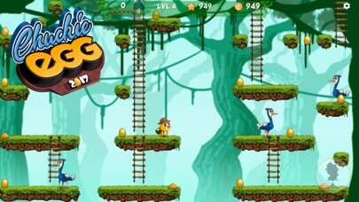 Emulate iPhone app Chuckie Egg 2017 using MyAndroid